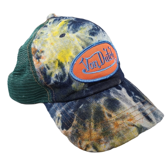 Von Dutch Accessories - Vintage 90s Von Dutch Snapback Trucker Hat